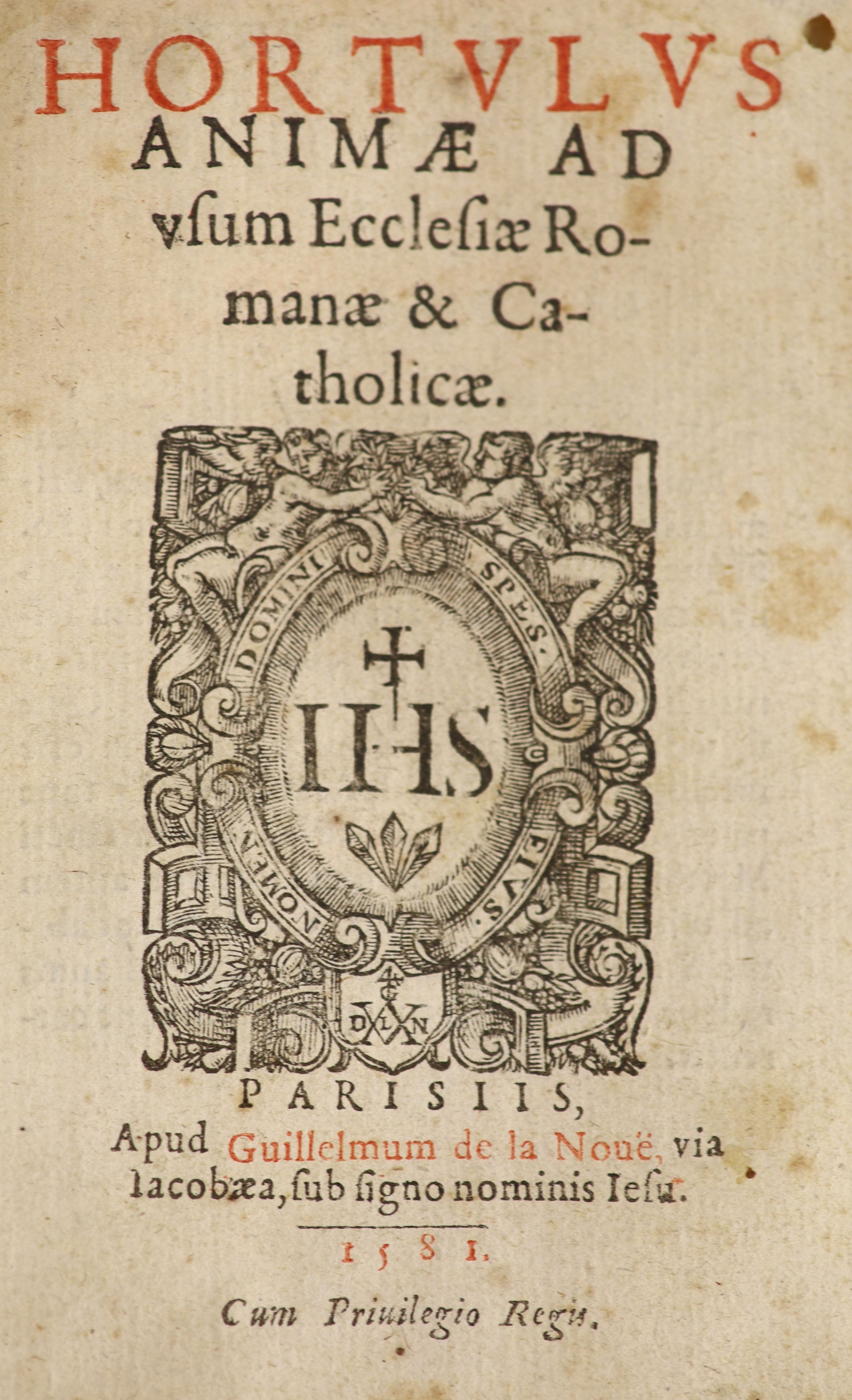 Hortulus Aminae ad usum Ecclesiae Romanae & Catholicae
